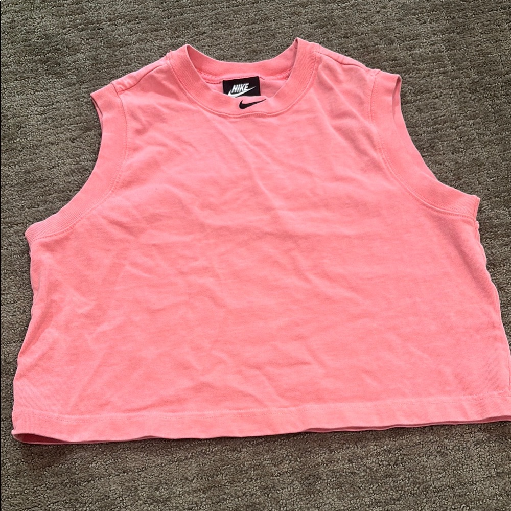 Nike Women's Pink Sleeveless Top